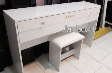 میز پیانو طرح جان نور سفید